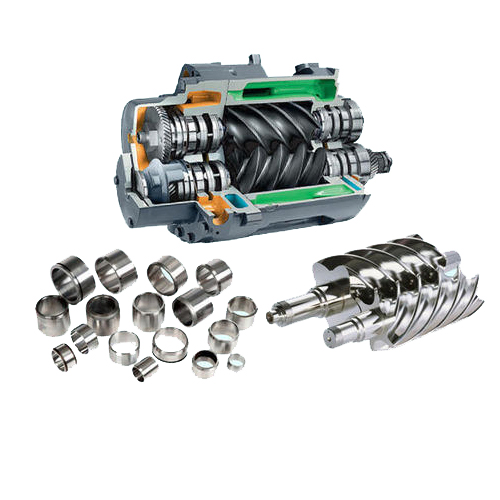 Screw element repair and overhauling of any compressor make
